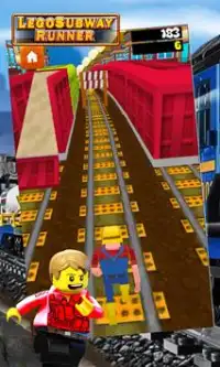 Lego Subway Runner Surfers Screen Shot 5