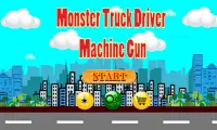 Monster Truck game  with Gun Climb Shooting Screen Shot 0