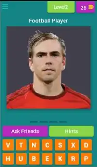 Guess The Football Player - The Football Quiz Game Screen Shot 2