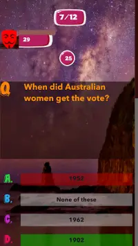 Australia Knowledge test Screen Shot 2