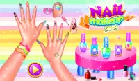 Nagel Make-up Spiele: Modepuppe Mädchen Spiele Screen Shot 5