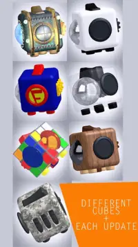 Fidget Cube 3D Toy - Antistress ASMR Game Screen Shot 1