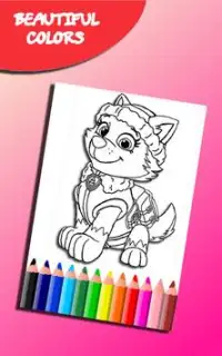 How to color paw patrol -coloring game- Screen Shot 3