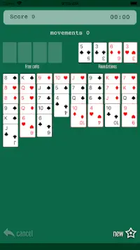 FreeCell (Patience cards game) Screen Shot 4