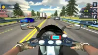 Extreme Highway Traffic Bike Race :Impossible Game Screen Shot 3