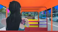 Modern Tuk Tuk Auto Rickshaw: Driving Sim Games Screen Shot 1