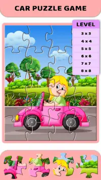 Car Puzzle Game:- Car Jigsaw Puzzle & Shape Game Screen Shot 1