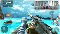 donanma savaşı ateş 3D - savaş silahı atıcı 2019 Screen Shot 0