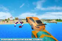 Kids Car Racing: Water Surfer Stunts Screen Shot 0