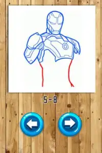 how to draw SuperHeroes characters step by step Screen Shot 4