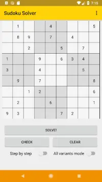 Simple Sudoku Solver Screen Shot 0