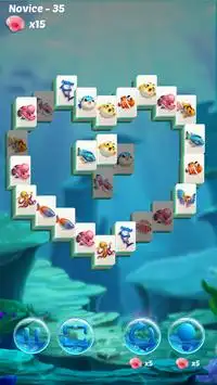 Mahjong Solitaire Fish Screen Shot 4