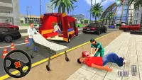 gila menyetir menyelamatkan ambulans permainan Screen Shot 1