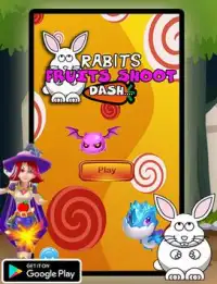 Rabbit Fruits Shoot Dash Screen Shot 0