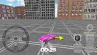 3D City Purple Car Parking Screen Shot 4