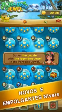 Paradise Jewel: Match-3 Puzzle Screen Shot 1