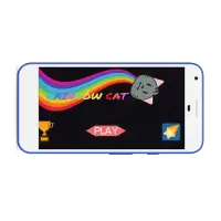 Rainbow Cat – Eat and Grow Worm Io - Battle Royale Screen Shot 0