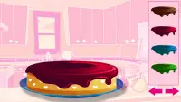 जन्मदिन मुबारक केक बनाओ - लड़कियों के खेल Screen Shot 2