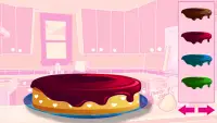 faire gateau joyeux anniversaire - jeux de filles Screen Shot 2