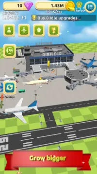 Airfield Tycoon Clicker Game Screen Shot 1