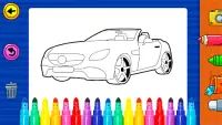 Learn Coloring & Drawing Car Games for Kids Screen Shot 5