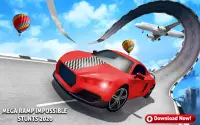 Mega Stunt Gra wyścigowa - Darmowe gry 2020 Screen Shot 4