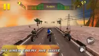 Moto Attack 3D Bike Race 2016 Screen Shot 4