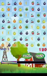 Smiley fruit crush Screen Shot 1