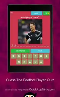 Guess The Football Player Quiz Screen Shot 14