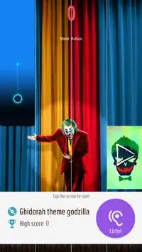 Joker Clown Piano Tiles Screen Shot 1