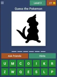 Mystery Quiz of Pokemon Screen Shot 10