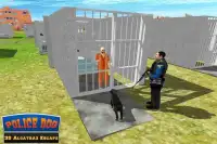 पुलिस डॉग 3 डी: Alcatraz से बच Screen Shot 1