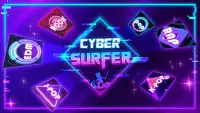 Cyber Surfer: EDM & Ván trượt Screen Shot 2