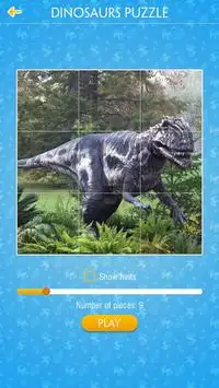 Jigsaw Puzzle: Dinosaur Screen Shot 1