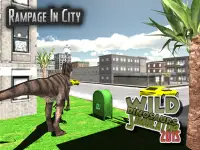 Dziki Dinosaur Simulator 2015 Screen Shot 8
