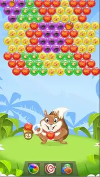 Bubble Shooting Hero Squirrel Screen Shot 1