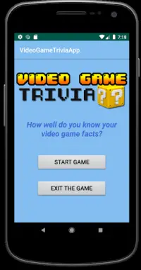 Video Game Trivia Screen Shot 0