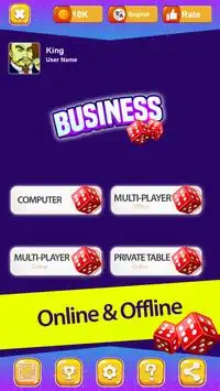 Business offline dice game!! Screen Shot 1