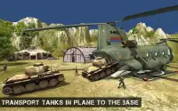 Hillside infantry Trucker and Helicopter sim 2018 Screen Shot 0