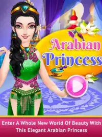 Arabian Princess Makeover & Make-up für Mädchen Screen Shot 0