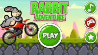 Funny Bunny Rabbit Super Motorcycle Adventures Screen Shot 0