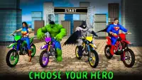 Superhero Tricky Bike Stunt Rider Screen Shot 4