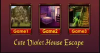 Cute Violet House Escape - Escape Games Mobi 77 Screen Shot 0