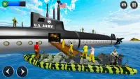 Army Submarine Transport Game Screen Shot 2