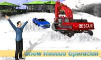 Snow Rescue Excavator Sim Screen Shot 1