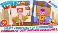 Super Daddy - Dress Up a Hero Screen Shot 1