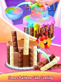 Chocolate Rainbow Cake - Cake Love Screen Shot 6