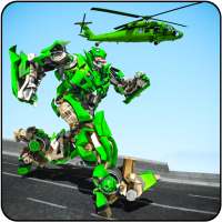 Flying Helicopter Robot Transforming - Robot Games
