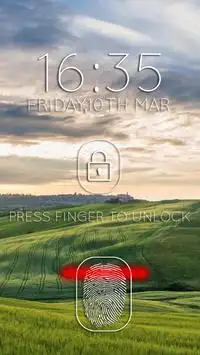 Fingerprint digital Lock Prank Screen Shot 3