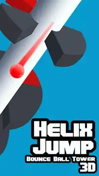 helix melompat bounce ball tower 3D Screen Shot 0